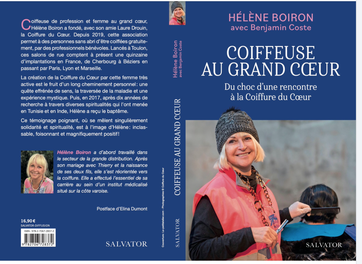 You are currently viewing Hélène Boiron publie son livre : « Coiffeuse au grand coeur »